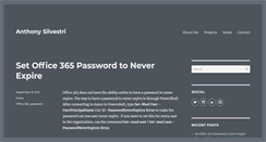 Desktop Screenshot of anthonylsilvestri.com